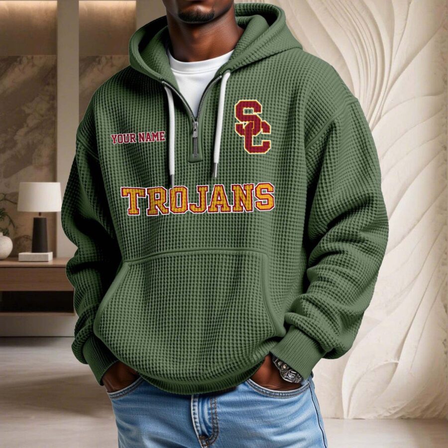 Usc Trojans Waffelstrick-Hoodie – Bild 9