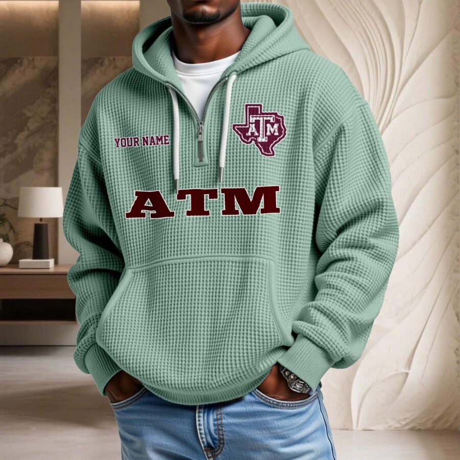 Texas A&M Aggies Waffelstrick-Hoodie – Bild 8
