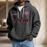 Texas A&M Aggies Waffelstrick-Hoodie