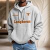 Texas Longhorns Waffelstrick-Hoodie