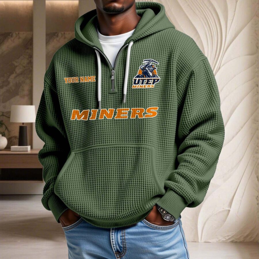 UTEP Miners Waffelstrick-Hoodie – Bild 9