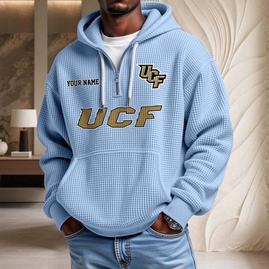 Ucf Knights Waffelstrick-Hoodie – Bild 7