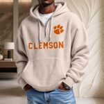 Clemson Tigers Waffelstrick-Hoodie