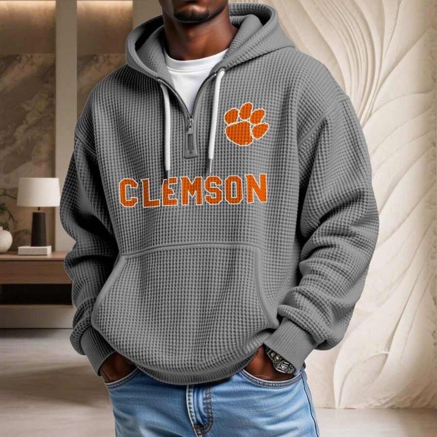 Clemson Tigers Waffelstrick-Hoodie – Bild 6