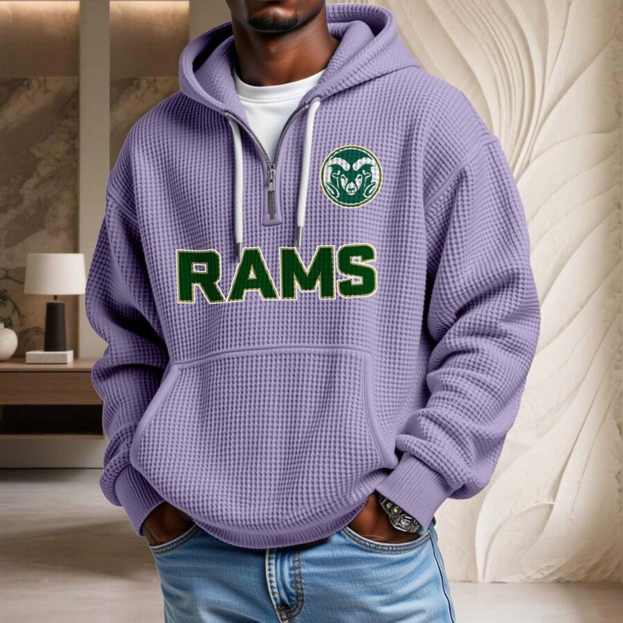 Colorado State Rams Waffelstrick-Hoodie – Bild 10