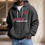 Smu Mustangs Waffelstrick-Hoodie