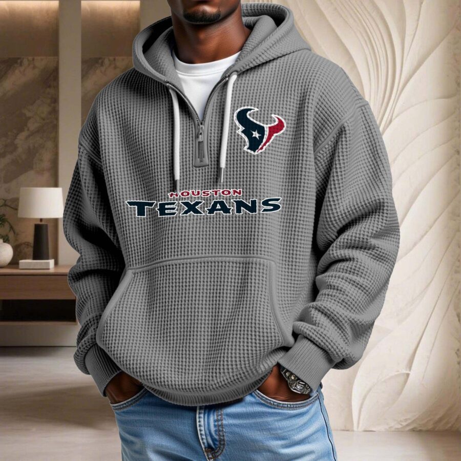 Houston Texans Waffelstrick-Hoodie – Bild 6