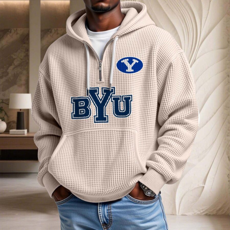 BYU Cougars Waffelstrick-Hoodie – Bild 5