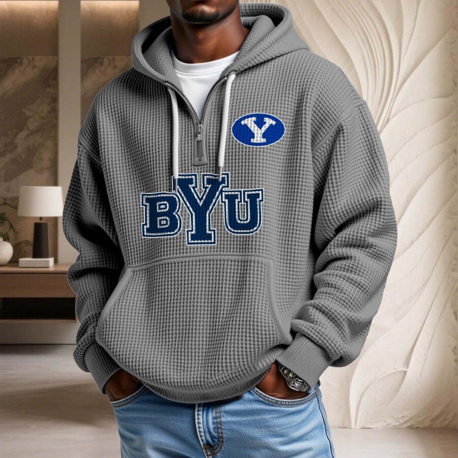BYU Cougars Waffelstrick-Hoodie – Bild 6