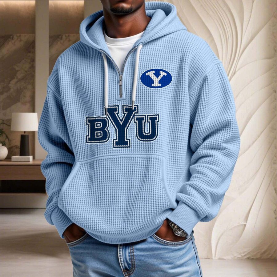 BYU Cougars Waffelstrick-Hoodie – Bild 7