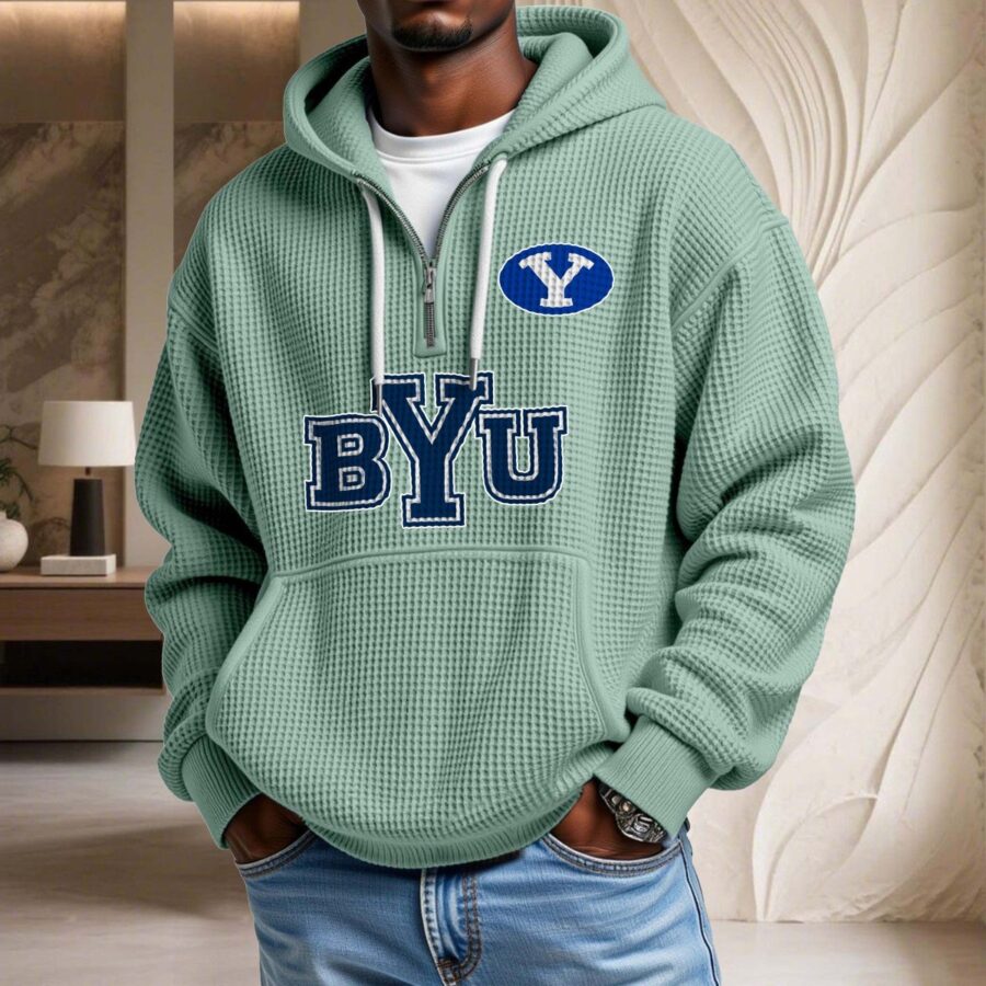 BYU Cougars Waffelstrick-Hoodie – Bild 8