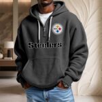 Pittsburgh Steelers Waffelstrick-Hoodie