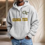 Georgia Tech Yellow Jackets Waffelstrick-Hoodie