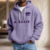 Kansas State Wildcats Waffelstrick-Hoodie