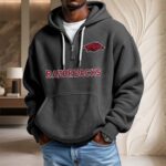 Arkansas Razorbacks Waffelstrick-Hoodie