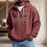 Mississippi State Bulldogs Waffelstrick-Hoodie