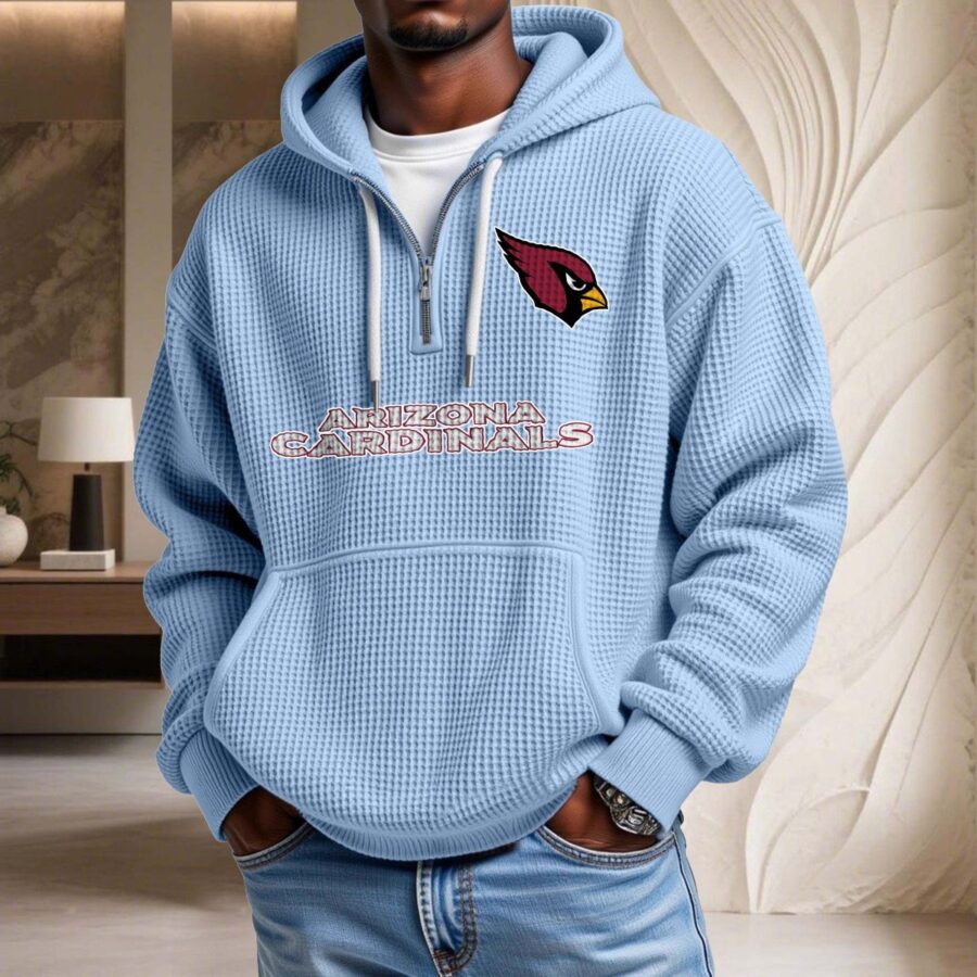 Arizona Cardinals Waffelstrick-Hoodie – Bild 7