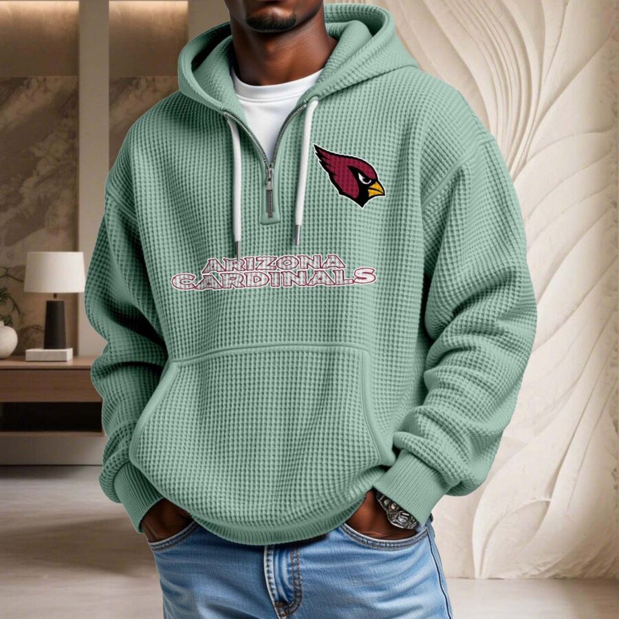 Arizona Cardinals Waffelstrick-Hoodie – Bild 8