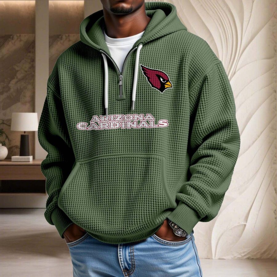 Arizona Cardinals Waffelstrick-Hoodie – Bild 9