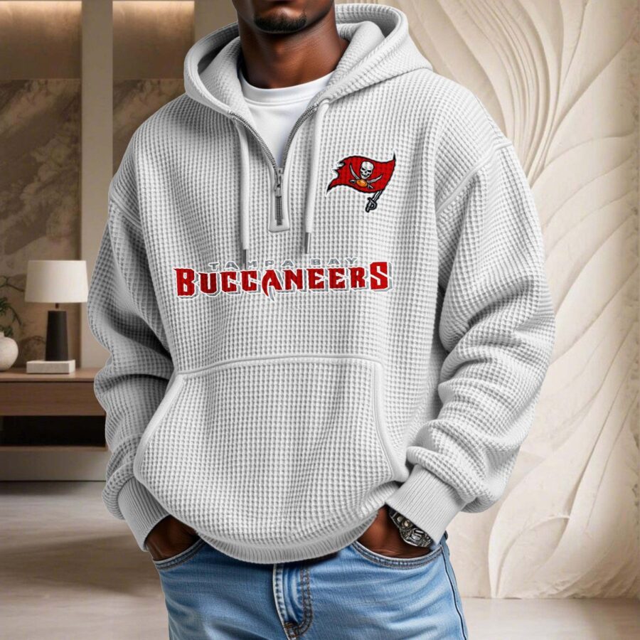 Tampa Bay Buccaneers Waffelstrick-Hoodie – Bild 3