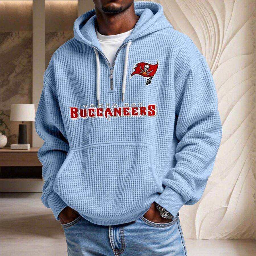 Tampa Bay Buccaneers Waffelstrick-Hoodie – Bild 7