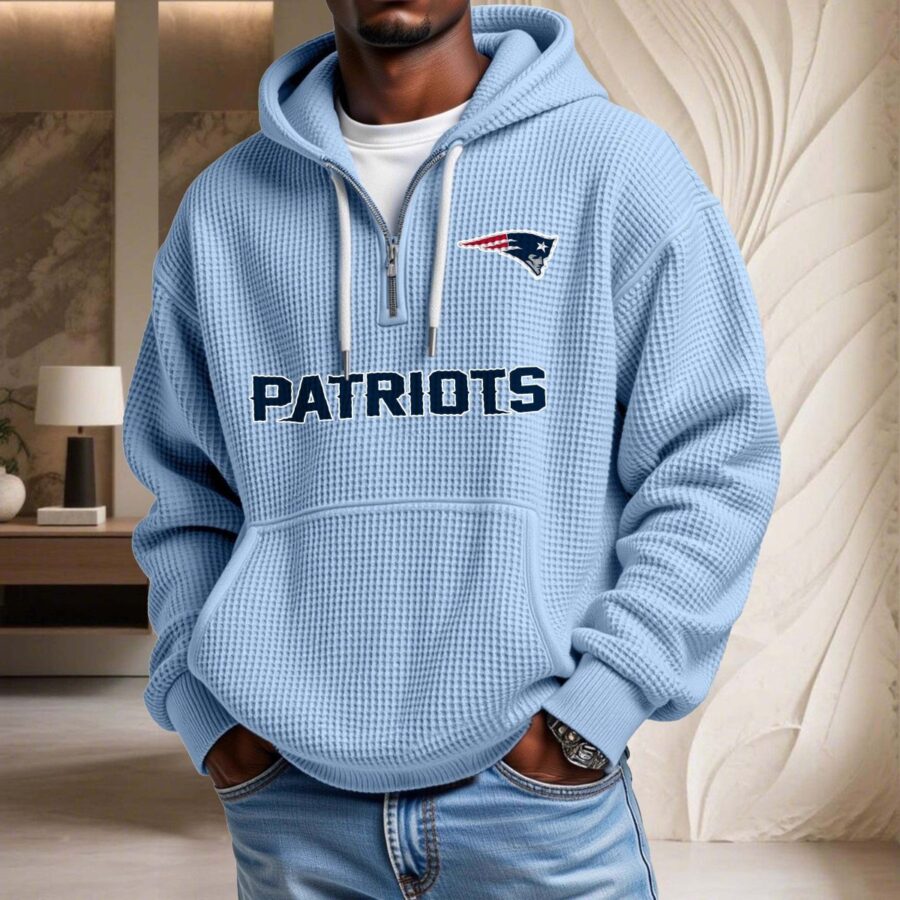 New England Patriots Waffelstrick-Hoodie – Bild 7