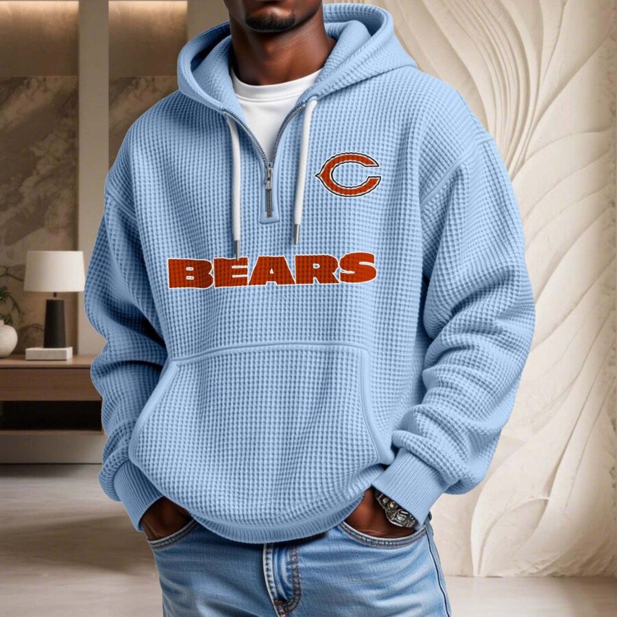 Chicago Bears Waffelstrick-Hoodie – Bild 7