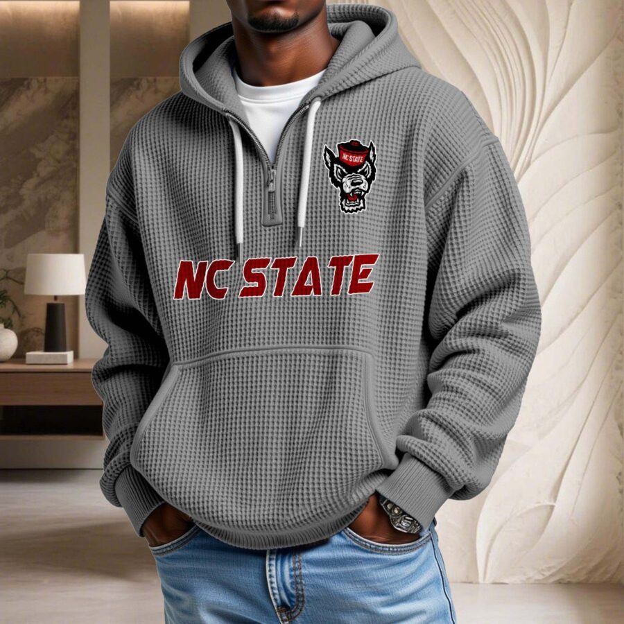 North Carolina State Wolfpack Waffelstrick-Hoodie – Bild 6