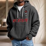 North Carolina State Wolfpack Waffelstrick-Hoodie