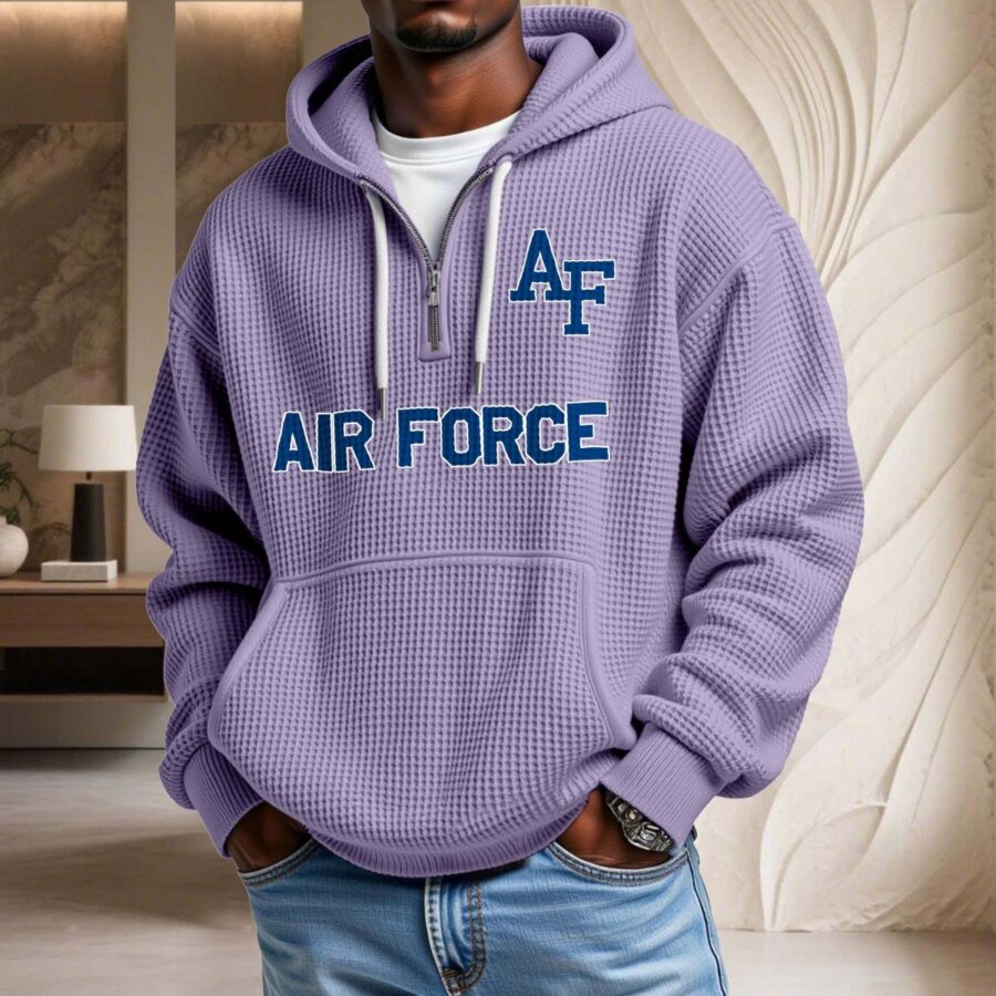 Air Force Falcons Waffelstrick-Hoodie – Bild 10