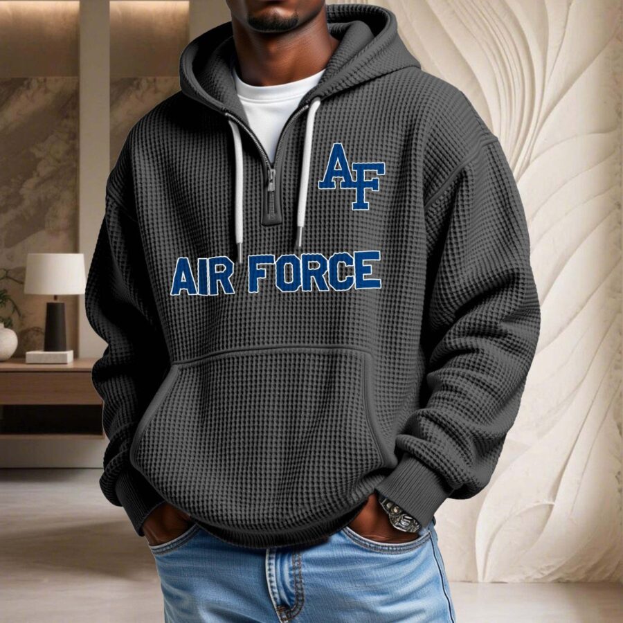 Air Force Falcons Waffelstrick-Hoodie – Bild 2
