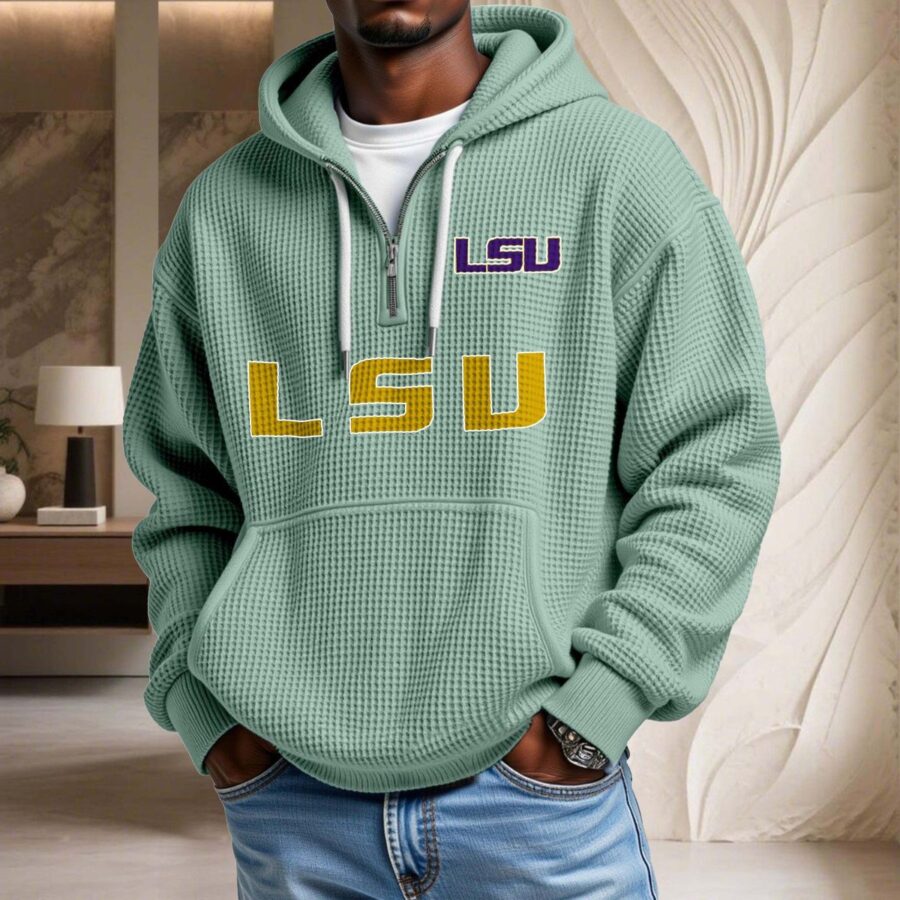 Lsu Tigers Waffelstrick-Hoodie – Bild 9