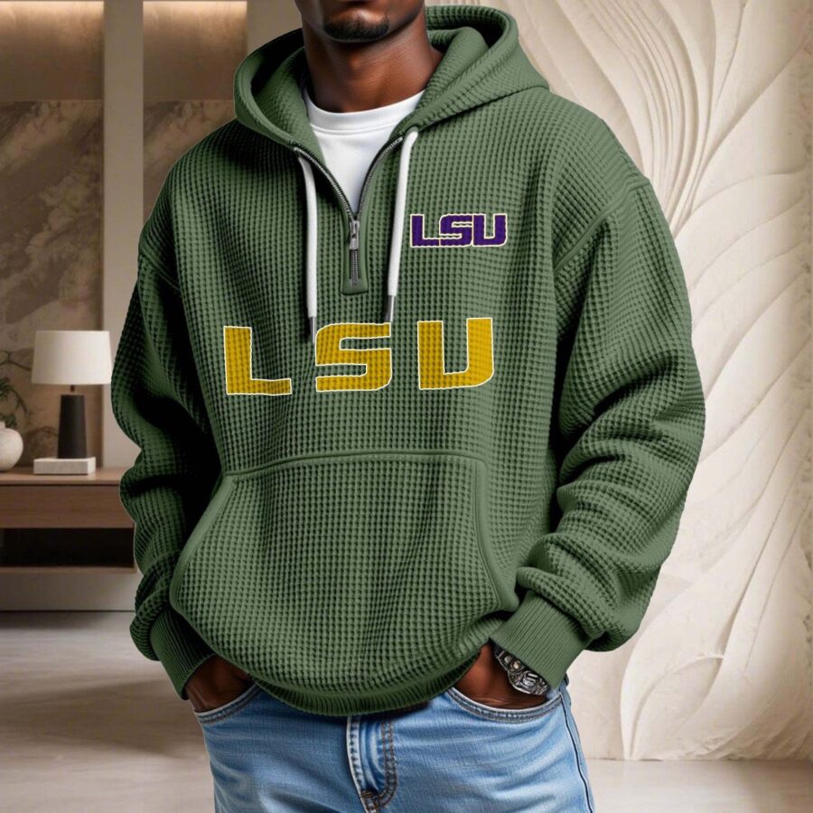Lsu Tigers Waffelstrick-Hoodie – Bild 10