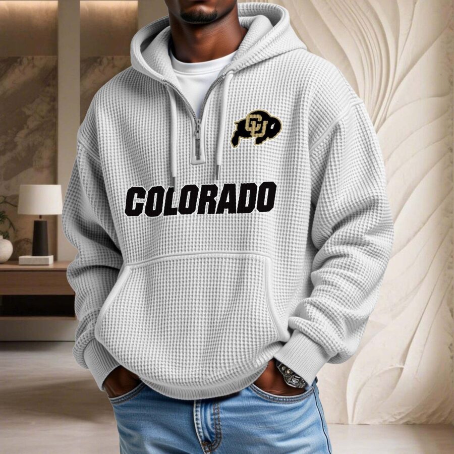 Colorado Buffaloes Waffelstrick-Hoodie – Bild 2