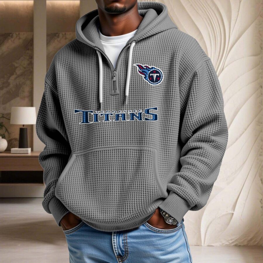 Tennessee Titans Waffelstrick-Hoodie – Bild 6