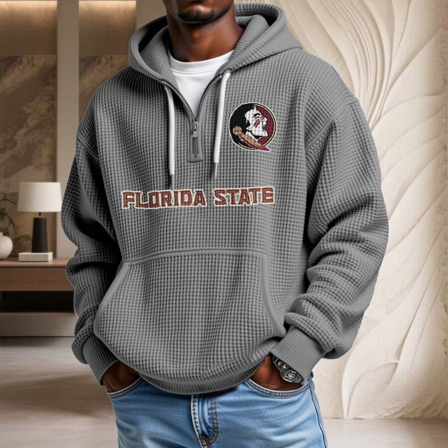 Florida State Seminoles Waffelstrick-Hoodie – Bild 6