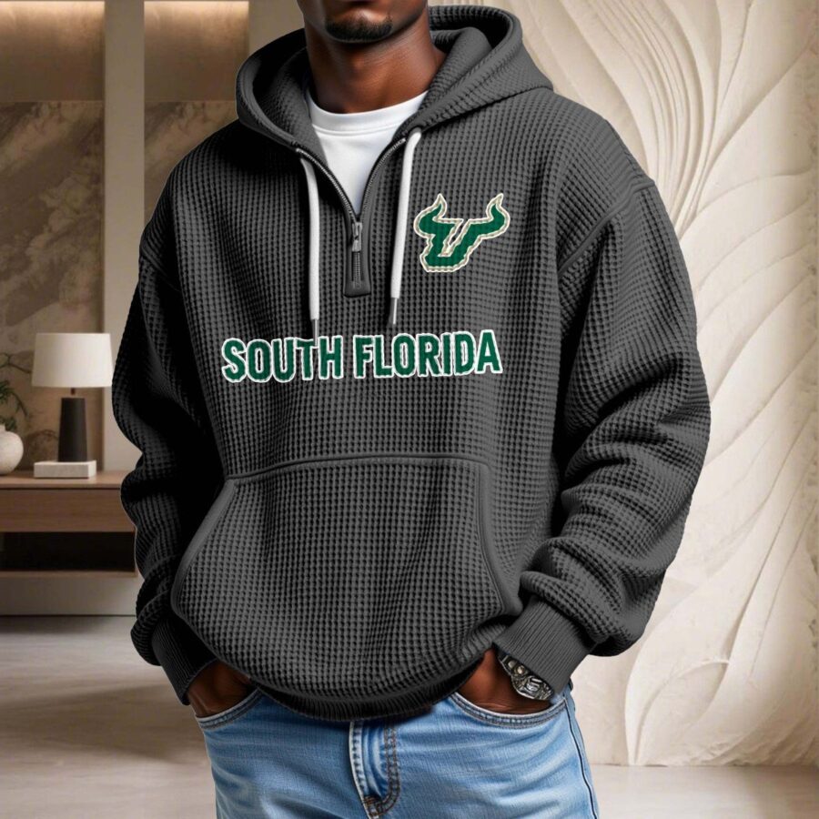 South Florida Bulls Waffelstrick-Hoodie – Bild 2