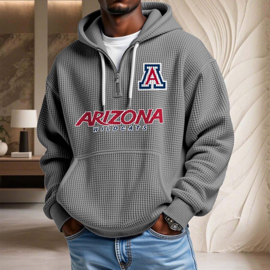 Arizona Wildcats Waffelstrick-Hoodie – Bild 6