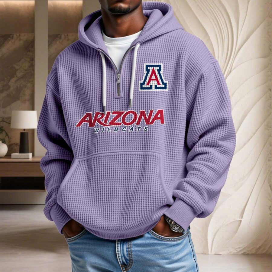 Arizona Wildcats Waffelstrick-Hoodie – Bild 10