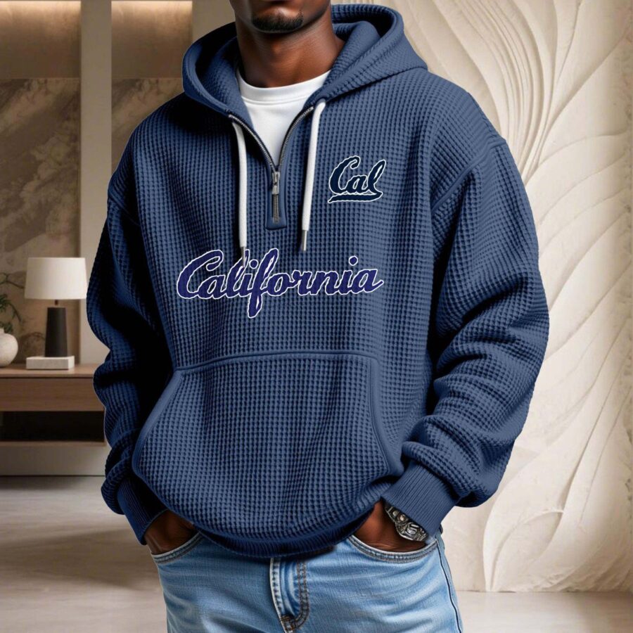 California Golden Bears Waffelstrick-Hoodie – Bild 4