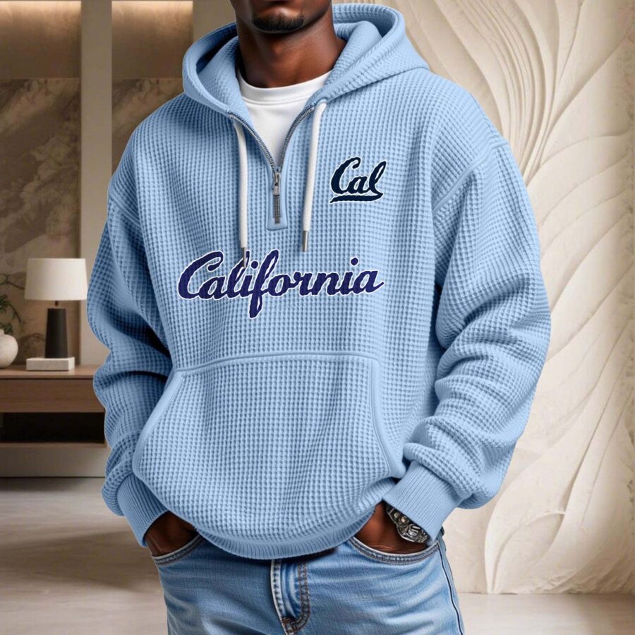 California Golden Bears Waffelstrick-Hoodie – Bild 7