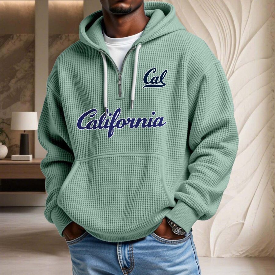 California Golden Bears Waffelstrick-Hoodie – Bild 8