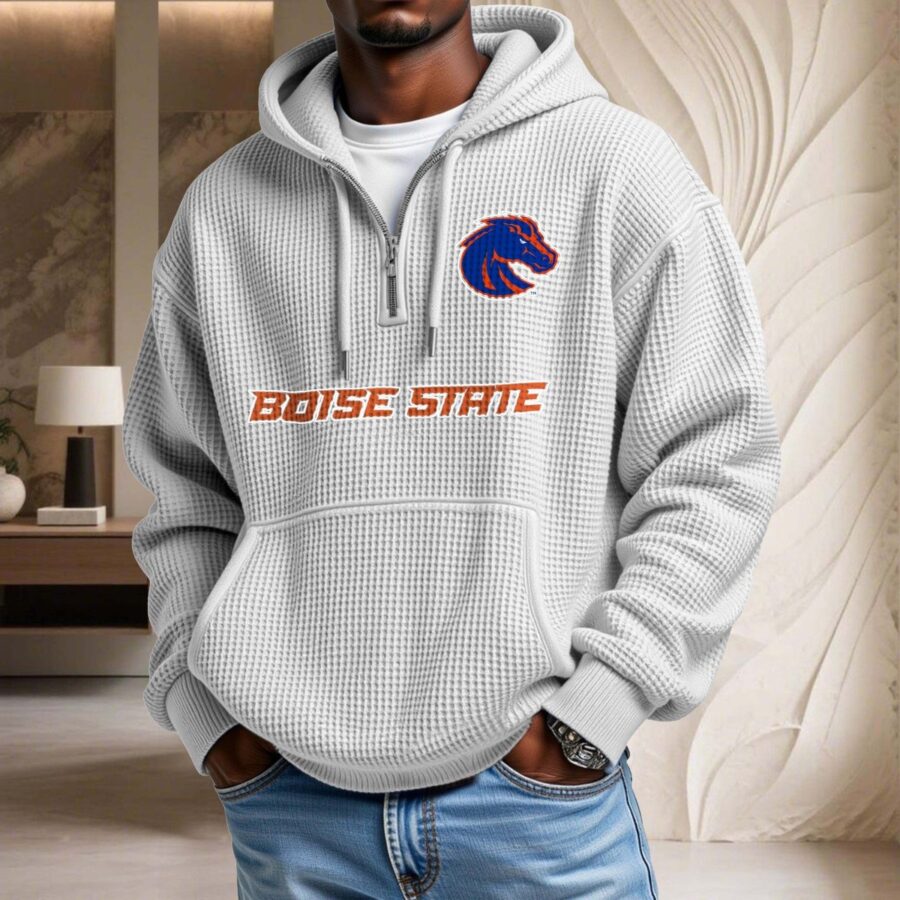 Boise State Broncos Waffelstrick-Hoodie – Bild 2
