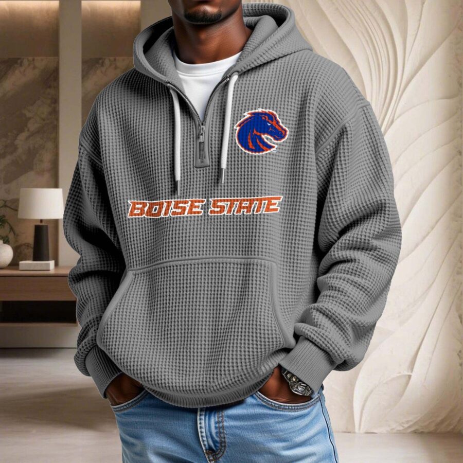 Boise State Broncos Waffelstrick-Hoodie – Bild 6