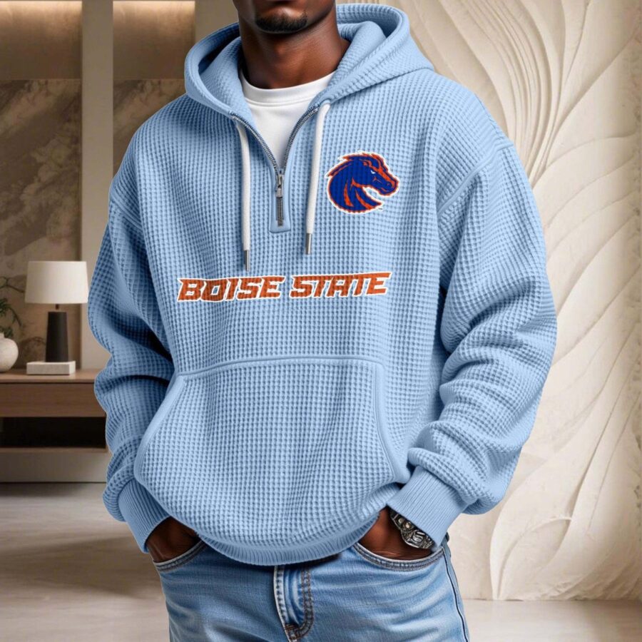 Boise State Broncos Waffelstrick-Hoodie – Bild 7