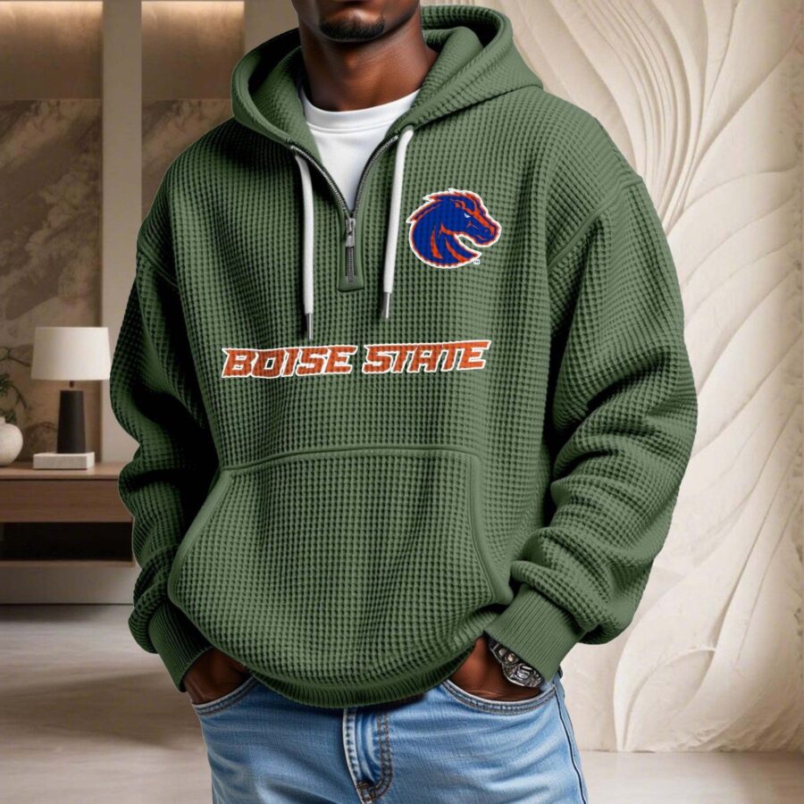 Boise State Broncos Waffelstrick-Hoodie – Bild 9