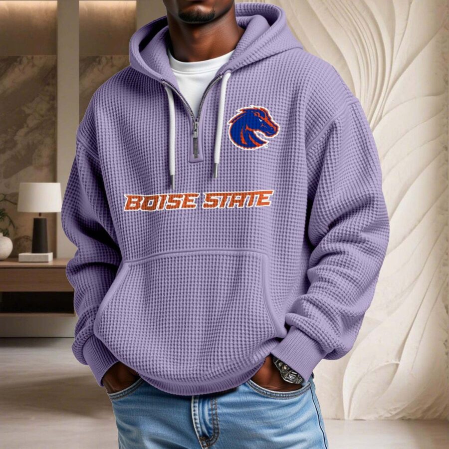 Boise State Broncos Waffelstrick-Hoodie – Bild 10