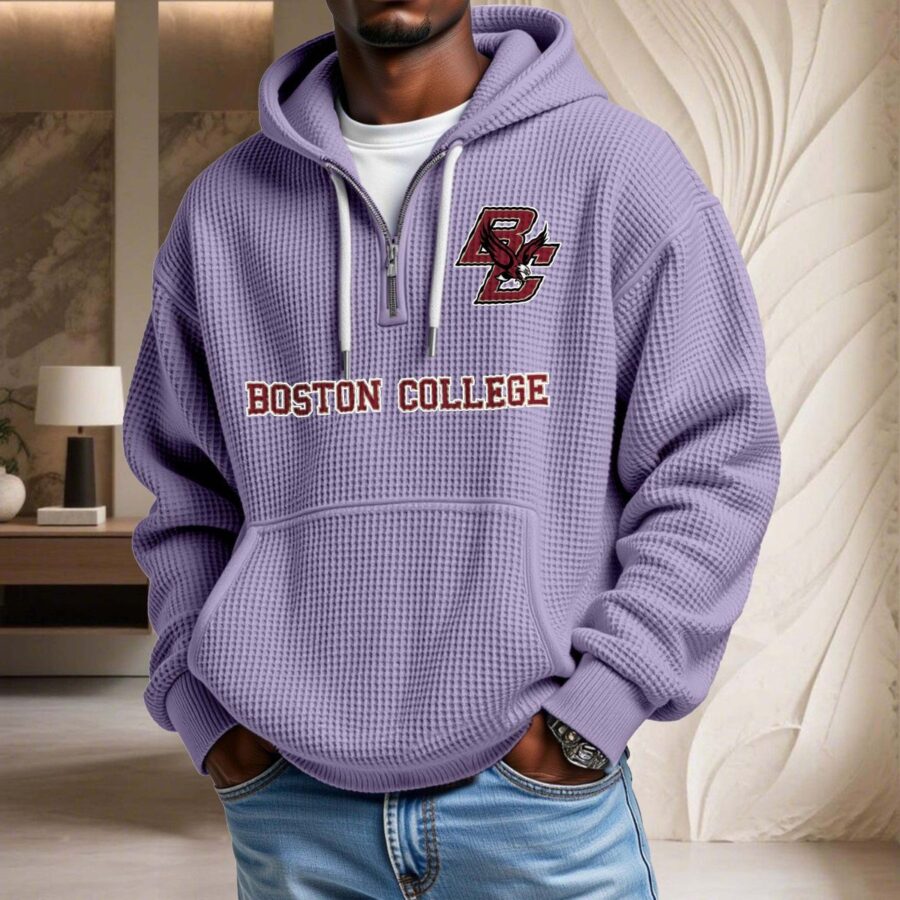 Boston College Eagles Waffelstrick-Hoodie – Bild 10