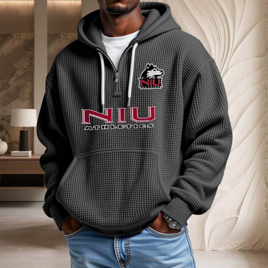 Northern Illinois Huskies Waffelstrick-Hoodie – Bild 2