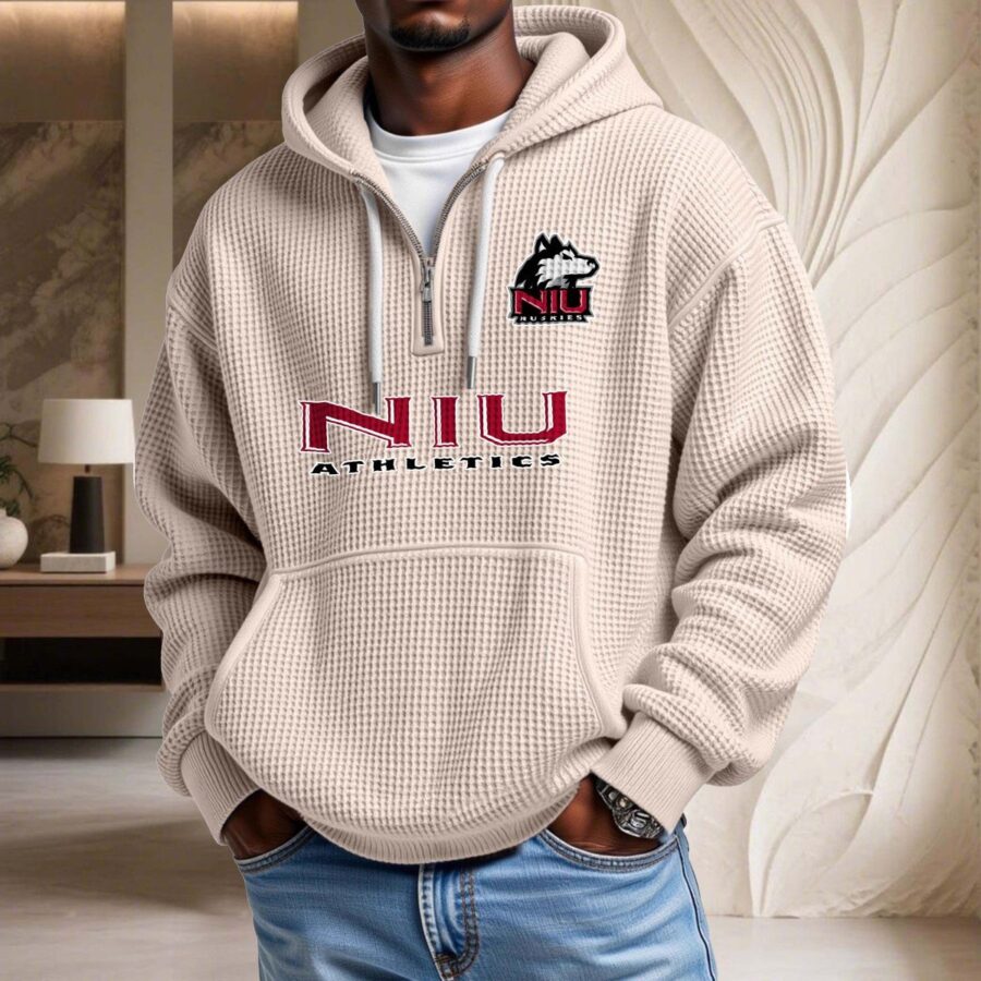 Northern Illinois Huskies Waffelstrick-Hoodie – Bild 5